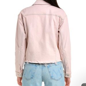 “Mother” pink denim jacket size S